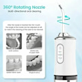 Miniatyrbilde 2 av 5: Oral Irrigator Oppladbar Tannrengjøring Grønn