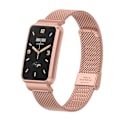 Miniatyrbild 1 av 5: Milanese Strap+ case för Xiaomi Mi Band 7 Pro Rostfritt stål Andningsarmband Ersättningsarmband för Mi Band 7 Pro Belt Rose Red