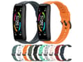 Miniatyrbilde 3 av 4: Smartwatch-rem for Huawei Strap 6 Solid Color Silicone (Cyan Rock)