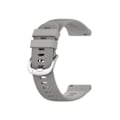 Miniatyrbillede 2 af 4: Rem til Garmin Forerunner255 22Mm Cross Texture Silikone Urrem Lys Grå