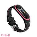 Pikkukuva 1 / 5: Silikonihihna Xiaomi Mi Band 6 7 5 3 4 Lisävarusteet Urheilurannekkeen Vaihtovyö Correa Ranneke Mi Band 7 6 Nfc Ranneke Pink-B Mi band 3 4