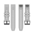 Miniatyrbillede 5 af 5: 22mm Quick Release Silikone Rem Til Garmin Fenix 7X Grey