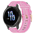Miniatyrbillede 1 af 5: Til Garmin Venu 2s 18mm nylonvævet urrem Pink