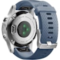 Miniatyrbillede 1 af 3: Udskiftningsrem til Fenix ​​5s Plus/fenix 6s Pro/fenix 7s/d2 Delta S Smartwatch (sølvspænde-mørkeblå) Slate