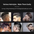 Miniatyrbilde 4 av 5: T9 USB Elektrisk hårklippemaskin Oppladbar hårklipper Barbermaskin Trimmer For menn Barber Profesjonell skjeggtrimmer Silver