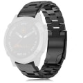 Miniatyrbilde 1 av 5: For Garmin Fenix ​​6x 26 mm titanlegering hurtigutløser klokkerem Black