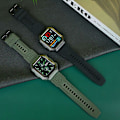 Miniatyrbild 5 av 5: Ersättningsarmband i silikon för Garmin Fenix 7 / 7 Pro / 6 / 5, 22 mm, justerbart Camouflage Black