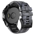 Miniatyrbillede 2 af 4: Til Garmin Fenix ​​7x Camouflage Silikone Urbånd Grey
