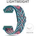 Miniatyrbillede 4 af 5: 20 mm 22 mm bånd til Samsung Galaxy Watch 4/classic/3/5/pro/active 2 Gear S3 Elastic Nylon Loop Huawei Watch Gt 2 2e 3 Pro Strap Bohemia color 22mm
