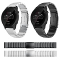 Pikkukuva 3 / 5: Garmin Forerunner 945 22mm Tortoise Shell ruostumattomasta teräksestä valmistetun watch ranneke Sliver