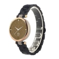 Pikkukuva 1 / 5: Ruostumattomasta teräksestä valmistettu kolme helmeä käsin irrotettava Xiaoman watch Garmin Lilylle Black
