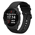 Miniatyrbillede 1 af 5: Til Garmin Forerunner 245 Music 20mm ensfarvet blødt silikone urbånd Black
