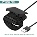 Miniatyrbillede 3 af 5: Oplader til Amazon Halo Band, erstatningsopladningskabel til Amazon Halo Fitness Tracker [3,3ft/1m]