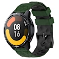 Miniatyrbild 1 av 5: Tvåfärgad silikonklocka för Xiaomi MI Watch S1 Active Armygreen Black