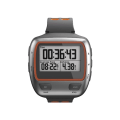 Miniatyrbilde 4 av 5: For Garmin Forerunner 310xt tofarget silikonklokkerem Grey Orange