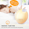 Miniatyrbillede 2 af 5: Vækkeur Sunrise Alarm Clock Wake Up Light 7 Farve Atmosfære Lampe
