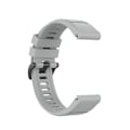 Miniatyrbillede 2 af 5: Til Garmin Fenix ​​7 / Epix 22mm ensfarvet silikone Quick Release-urrem Gray