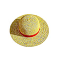 Pikkukuva 1 / 5: Luffy Straw Hat One Piece Cosplay Cap Anime Sun Beach Hatut Halloween Performance -asu