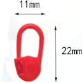 Miniatyrbild 4 av 5: 120 bitar Stickning Virkad Låsstygn Markörer Nål Clip Counter 10 färger (slumpmässig leverans i 10 färger)
