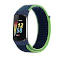 Miniatyrbillede 1 af 5: Rem til Fitbit Charge 5 Smart Watch Tilbehør Sports Nylon Loop Armbånd Armbånd Correa Pulsera For Fitbit Charge 5 Band Lime