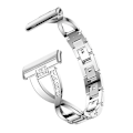 Pikkukuva 2 / 5: Fitbit Versa 3 / Sense Universal Diamond Metal Watch Silver