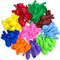 Miniatyrbilde 3 av 5: 100 stk ballonger blandede farger (Inneholder 10 farger - 10 per farge),