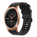 Miniatyrbild 1 av 5: För Garminmove Luxe 20 mm enfärgad mjukt watch Black