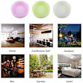 Miniatyrbild 5 av 5: 3-pack självlysande askfat i silikon, premiumgummi, hög temperatur