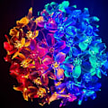 Pikkukuva 5 / 5: 7M 50 LED Sakura Solar Cell Light String Garden Fairy Light 8 Flash Modes 12M