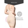 Pikkukuva 3 / 4: Naisten Body Shaper Slim Fit korkeavyötäröinen korsetti synnytyksen jälkeinen vatsavyö nude m