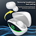 Miniatyrbild 5 av 5: Sann trådlösa Bluetooth-hörlurar In-ear digital display, hög ljudkvalitet, lång batteritid