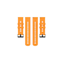 Miniatyrbillede 4 af 4: Rem til Garmin Forerunner 645 Music 20Mm Ensfarvet Blød Silikone Urrem Orange