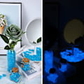 Miniatyrbild 4 av 5: 200 st glödande mörka stenar för utomhusdekor