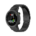 Miniatyrbild 5 av 5: För Garmin Forerunner 45 / 45s / Swim 2 Universal Three Beads Watch i rostfritt stål Black