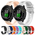 Miniatyrbillede 3 af 5: Til Garmin Vivomove Style 20 mm Silikone Twill urbånd Red