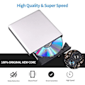Pikkukuva 2 / 5: Ulkoinen Blu Ray DVD-asema 3d, USB 3.0 ja Type-c Bluray CD DVD-lukija Ohut optinen kannettava Blu-ray-asema Macbook OS:lle Windows Xp/7/8/10, kannettava tietokone