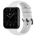 Miniatyrbilde 1 av 5: For Oppo Watch 3 Pro Solid Color Soft Silicone Watch Band White