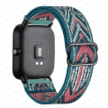 Miniatyrbilde 1 av 5: 20 mm/22 mm bånd for Amazfit Gts 4//2/2e/3/gts2 Mini/gtr 4/3/pro/gtr2/47 mm/stratos Nylon elastisk klokkearmbånd Amazfit bipsrem Green Arrow 20mm