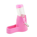 Miniatyrbilde 2 av 4: Hamster vannflaske Automatisk dispenser Bur for kjæledyr Vannmater for Chinchilla Marsvin Pinnsvin Fret Pink