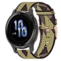 Miniatyrbillede 1 af 5: Til Garmin Venu 2s 18mm nylonvævet urrem Yellow