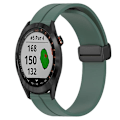 Miniatyrbild 1 av 5: För Garmin Approach S40 20 mm enfärgad magnetiskt lås i watch Olive Green
