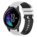 Miniatyrbild 1 av 5: För Garmin Venu 20 mm rutigt watch i två färger i silikon White-Black