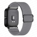 Miniatyrbillede 1 af 5: 20 mm/22 mm bånd til Amazfit Gts 4//2/2e/3/gts2 Mini/gtr 4/3/pro/gtr2/47 mm/stratos Nylon elastisk urarmbånd Amazfit bipstrop Cool gray 22mm