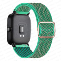 Pikkukuva 1 / 5: 20mm/22mm ranneke Amazfit Gts 4//2/2e/3/gts2 Mini/gtr 4/3/ pro/gtr2/47mm/stratos Nylon elastinen watch rannekoru Amazfit haarukkahihna Spearmint 20mm