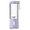 Miniatyrbillede 5 af 5: Bærbar Blender Lille Mini Juicer Genopladelig Student Elektrisk Juice Cup Mint Blå