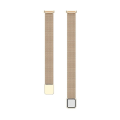 Miniatyrbilde 4 av 4: Erstatningsstropp i rustfritt stål Magnetisk Milan Fashion-armbånd for Fitbit Luxe champagne gold
