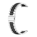 Miniatyrbillede 1 af 5: Rustfrit stålrem til Huawei Watch GT 3/ Watch GT 2 42mm Silver Black