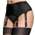 Miniatyrbillede 1 af 4: Kvinder sexet blonde strømpebånd Bælte Lingeri stropper Suspender Bælte Strømpebånd Bælter Gaver Black XL