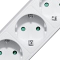 Miniatyrbillede 3 af 3: Socket Strip - Ekstra fladt stikkabelafbryder Multipelstik med børnebeskyttelse fladt stikstik Three socket 5M