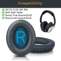 Miniatyrbilde 2 av 5: Øreputer Puter for Bose-hodetelefoner, erstatningsøreputer for Bose Quietcomfort 15 Qc15 Qc25 Qc2 Qc35/ae2 Ae2i Ae2w/soundtrue & Soundlink Around-ear